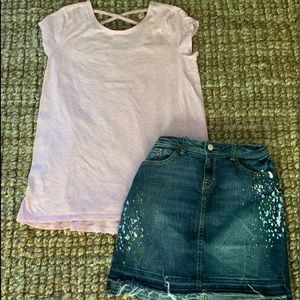 Girls Gymboree Skirt & Top